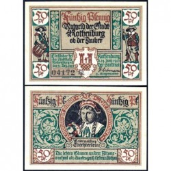 Allemagne - Notgeld - Rothenburg-ob-der-Taubel - 50 pfennig - Série VI - 24/06/1921 - Etat : SPL+