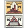 Allemagne - Notgeld - Wismar - 10 pfennig - 1921 - Etat : SPL