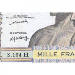 Niger - Pick 603Am - 1'000 francs - Série S.164 - Sans date (1976) - Etat : TTB