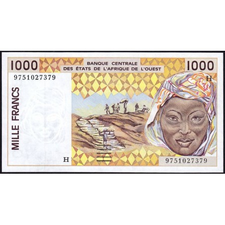 Niger - Pick 611Hg - 1'000 francs - 1997 - Etat : NEUF