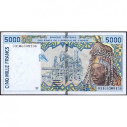 Niger - Pick 613Hl - 5'000 francs - 2003 - Etat : SUP-