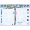 Niger - Pick 613Hl - 5'000 francs - 2003 - Etat : SUP