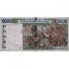 Niger - Pick 613Hl - 5'000 francs - 2003 - Etat : TTB+