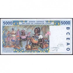 Niger - Pick 613Hl - 5'000 francs - 2003 - Etat : TTB+