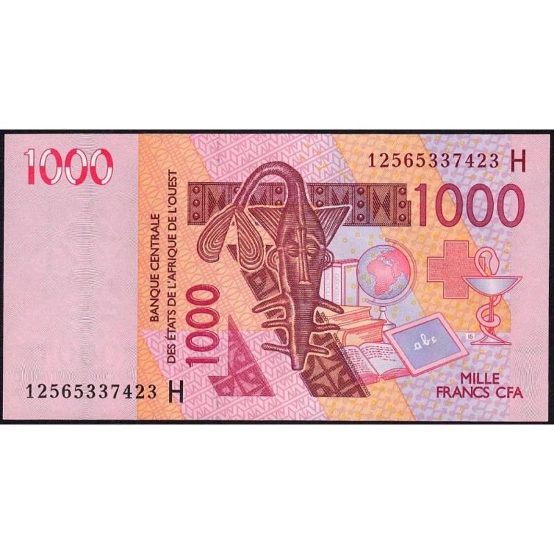 Niger - Pick 615Hl - 1'000 francs - 2012 - Etat : NEUF