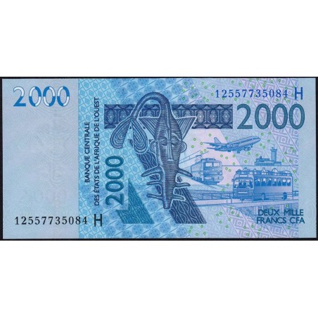 Niger - Pick 616Hl - 2'000 francs - 2012 - Etat : NEUF