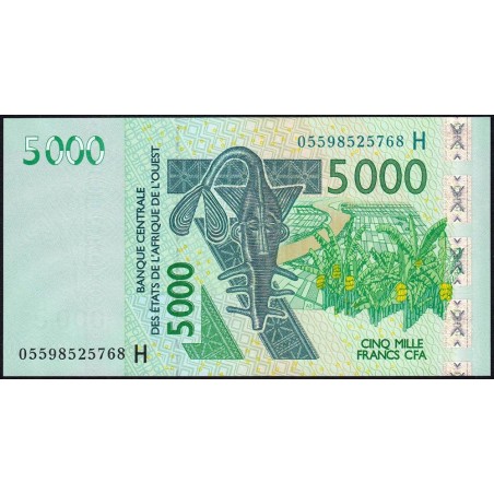 Niger - Pick 617Hc - 5'000 francs - 2005 - Etat : NEUF