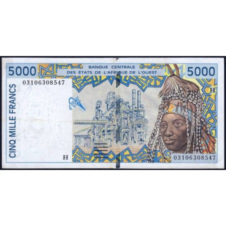 Niger - Pick 613Hl - 5'000 francs - 2003 - Etat : SUP-