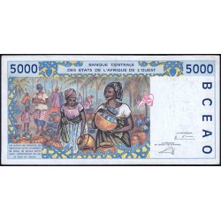 Niger - Pick 613Hl - 5'000 francs - 2003 - Etat : SUP-
