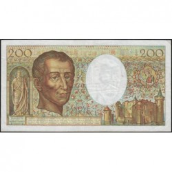 F 70-01 - 1981 - 200 francs - Montesquieu - Série N.001 - Etat : TB
