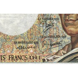 F 70-01 - 1981 - 200 francs - Montesquieu - Série B.005 - Etat : TB