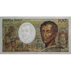 F 70-01 - 1981 - 200 francs - Montesquieu - Série F.006 - Etat : SUP+