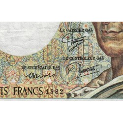 F 70-02 - 1982 - 200 francs - Montesquieu - Série R.010 - Etat : TB