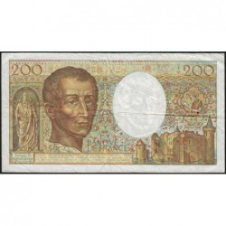 F 70-02 - 1982 - 200 francs - Montesquieu - Série D.012 - Etat : B+