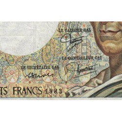 F 70-03 - 1983 - 200 francs - Montesquieu - Série K.014 - Etat : TB-