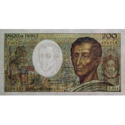 F 70-03 - 1983 - 200 francs - Montesquieu - Série Y.014 - Etat : SUP
