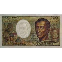 F 70-03 - 1983 - 200 francs - Montesquieu - Série Y.018 - Etat : TTB