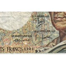 F 70-04 - 1984 - 200 francs - Montesquieu - Série R.023 - Etat : B