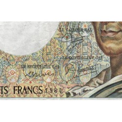 F 70-04 - 1984 - 200 francs - Montesquieu - Série T.024 - Etat : TB