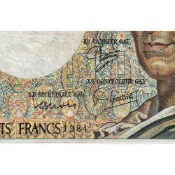 F 70-04 - 1984 - 200 francs - Montesquieu - Série X.025 - Etat : TB-