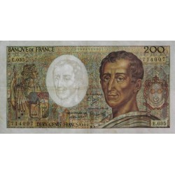 F 70-05 - 1985 - 200 francs - Montesquieu - Série E.035 - Etat : TTB-
