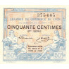 Lyon - Pirot 77-16 - 50 centimes - 8me série - 27/03/1918 - Etat : SUP+