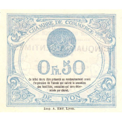 Lyon - Pirot 77-16 - 50 centimes - 9me série - 27/03/1918 - Etat : SPL