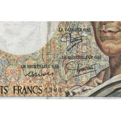 F 70-06 - 1986 - 200 francs - Montesquieu - Série R.041 - Etat : B+