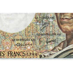 F 70-06 - 1986 - 200 francs - Montesquieu - Série D.042 - Etat : TTB-