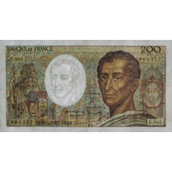 F 70-06 - 1986 - 200 francs - Montesquieu - Série E.042 - Etat : TTB-
