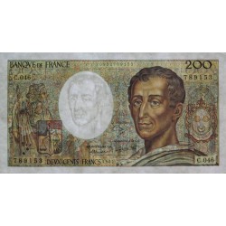 F 70-07 - 1987 - 200 francs - Montesquieu - Série C.046 - Etat : TTB-