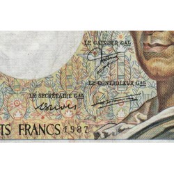 F 70-07 - 1987 - 200 francs - Montesquieu - Série C.048 - Etat : B+