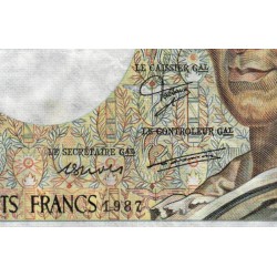 F 70-07 - 1987 - 200 francs - Montesquieu - Série M.050 - Etat : TB