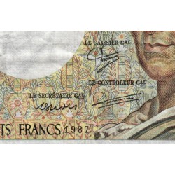 F 70-07 - 1987 - 200 francs - Montesquieu - Série P.050 - Etat : TB-