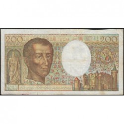 F 70-07 - 1987 - 200 francs - Montesquieu - Série X.053 - Etat : B+