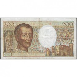 F 70-08 - 1988 - 200 francs - Montesquieu - Série A.056 - Etat : TB