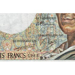 F 70-08 - 1988 - 200 francs - Montesquieu - Série A.056 - Etat : TB