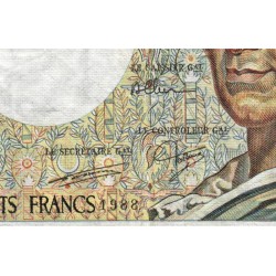 F 70-08 - 1988 - 200 francs - Montesquieu - Série C.057 - Etat : TB