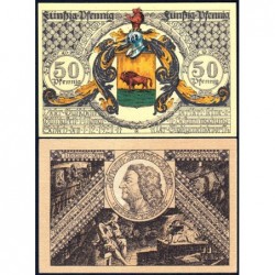 Allemagne - Notgeld - Schleiz - 50 pfennig - 01/12/1921 - Etat : NEUF