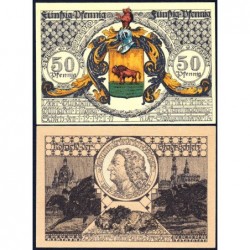 Allemagne - Notgeld - Schleiz - 50 pfennig - 01/12/1921 - Etat : NEUF