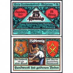 Allemagne - Notgeld - Stolzenau-an-der-Weser - 75 pfennig - 15/11/1921 - Etat : NEUF