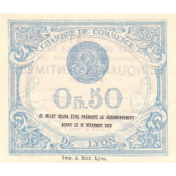 Lyon - Pirot 77-20 - 50 centimes - 13e série - 19/02/1920 - Etat : NEUF