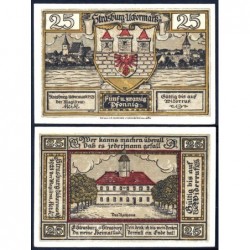 Allemagne - Notgeld - Strasburg-in-Uckermark - 25 pfennig - Sans série - 1921 - Etat : SPL