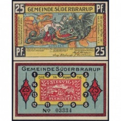 Allemagne - Notgeld - Süderbrarup - 25 pfennig - Série 4 - 1921 - Etat : NEUF