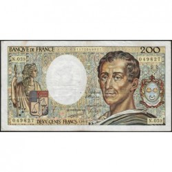 F 70-08 - 1988 - 200 francs - Montesquieu - Série N.059 - Etat : TB+
