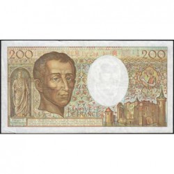 F 70-08 - 1988 - 200 francs - Montesquieu - Série R.061 - Etat : TTB-