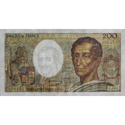 F 70-08 - 1988 - 200 francs - Montesquieu - Série C.062 - Etat : TTB-