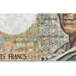 F 70-09 - 1989 - 200 francs - Montesquieu - Série J.066 - Etat : TB-