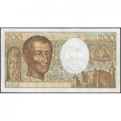F 70-09 - 1989 - 200 francs - Montesquieu - Série R.068 - Etat : TTB