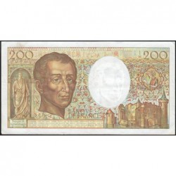 F 70-09 - 1989 - 200 francs - Montesquieu - Série E.075 - Etat : TTB+